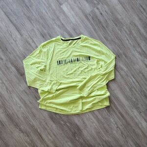 Men's Neon Yellow Long Sleeve Shirt